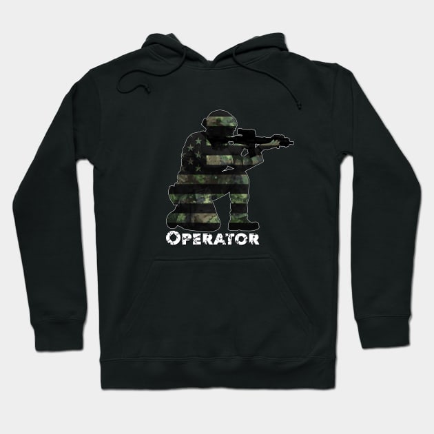 Operator - Woodland Hoodie by blackphantasm